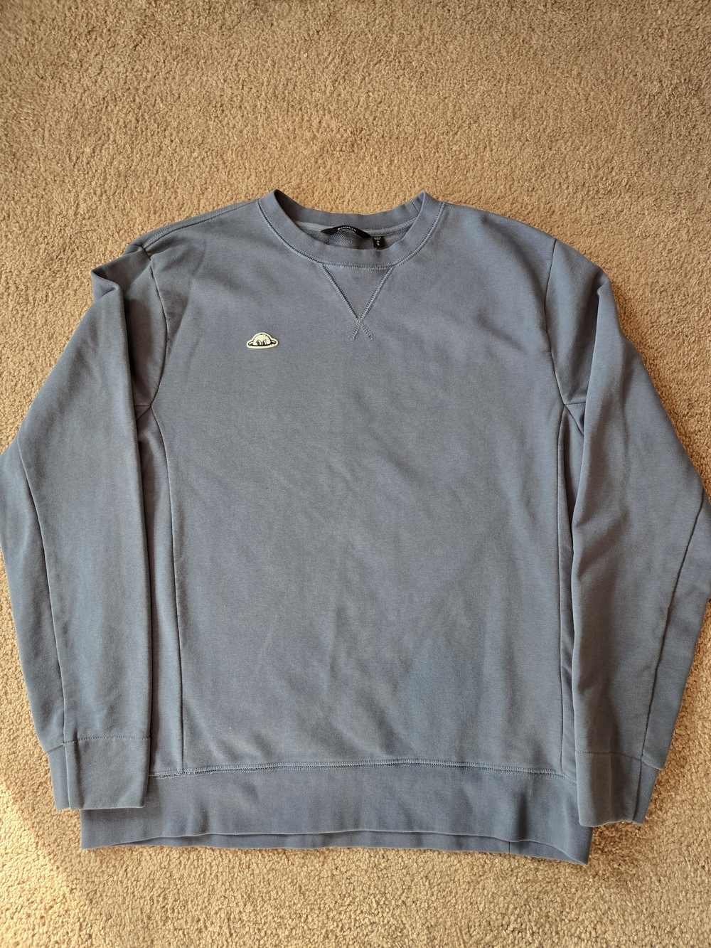 Radmor Perkins Loop Terry Golf Crewneck True Blue - RMOS10003 - Size L